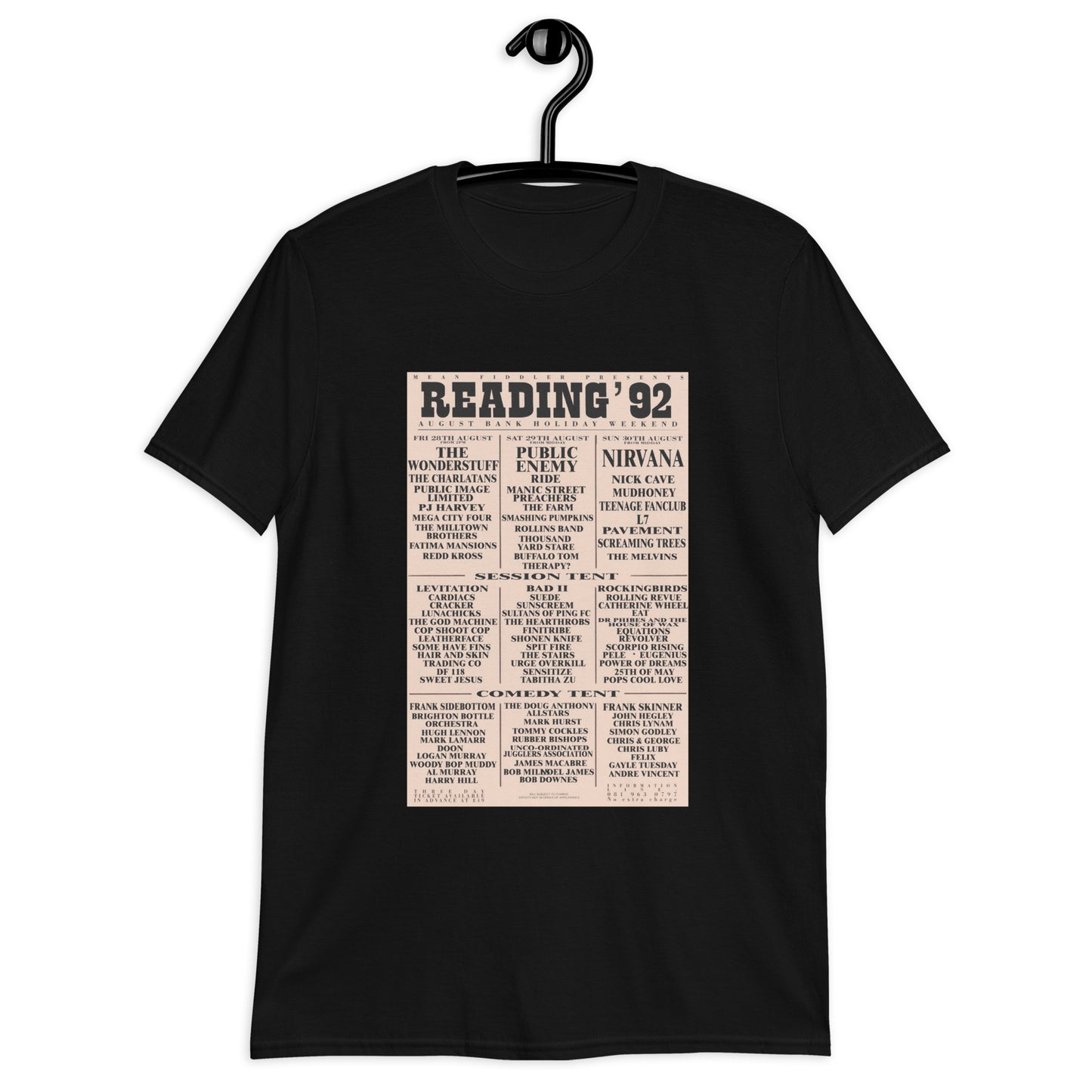 Reading Festival 1992 Short-Sleeve Unisex T-Shirt