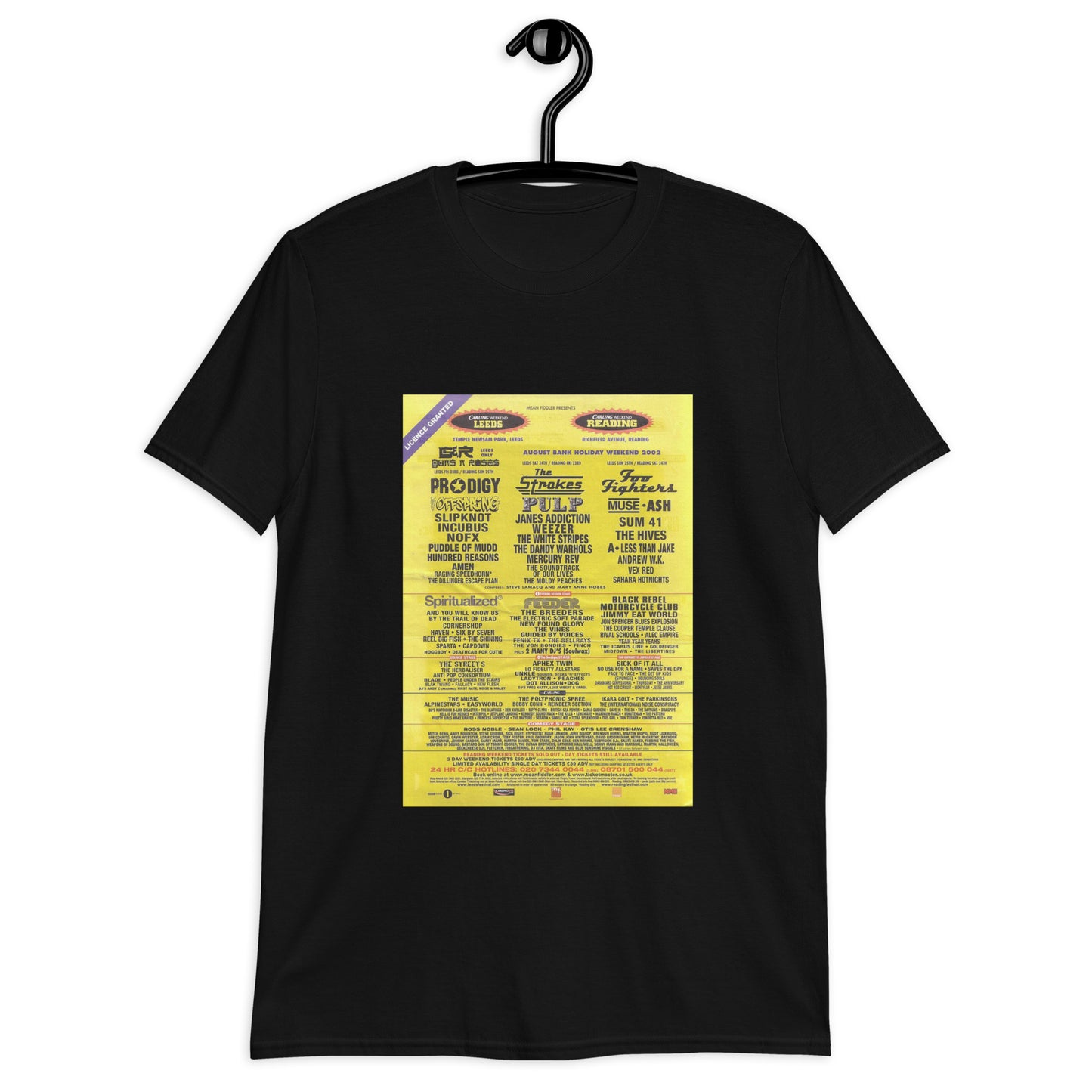 Reading & Leeds Festival 2002 Short-Sleeve Unisex T-Shirt Unisex T-Shirt