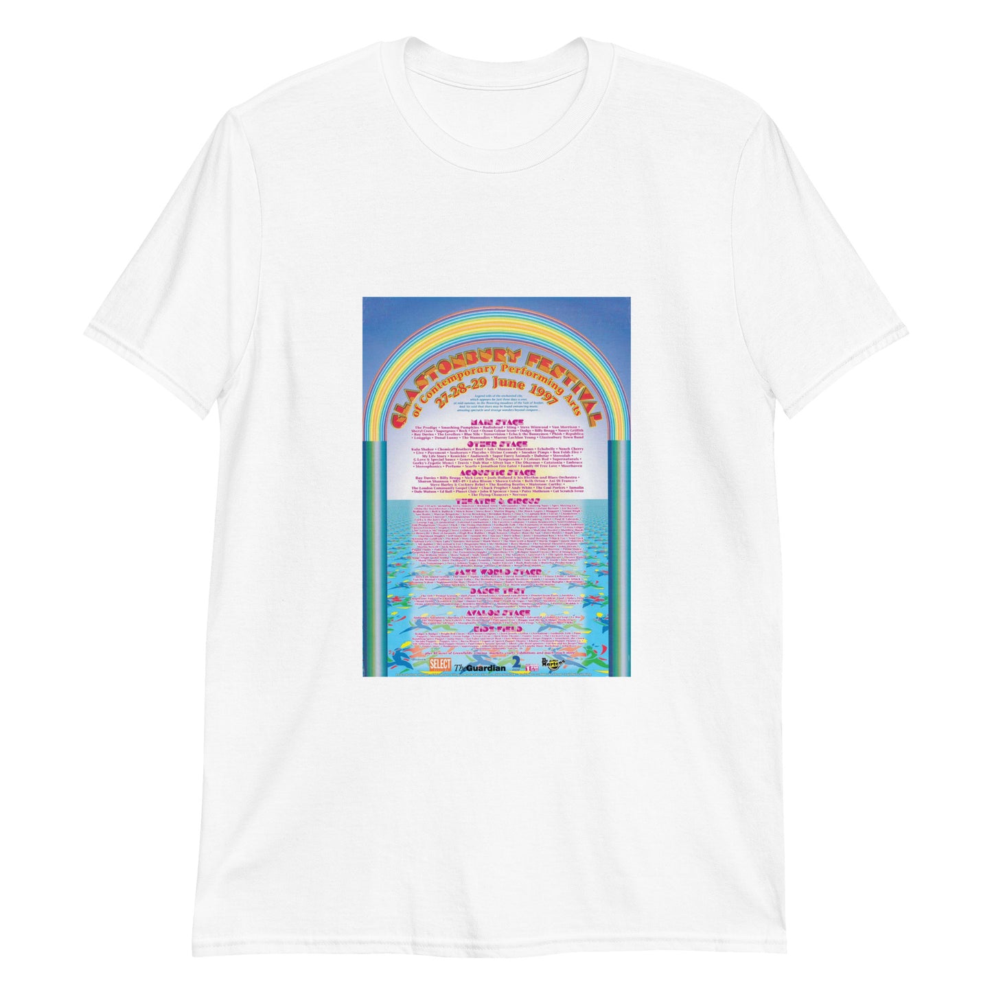 Glastonbury Festival 1997 Short-Sleeve Unisex T-Shirt