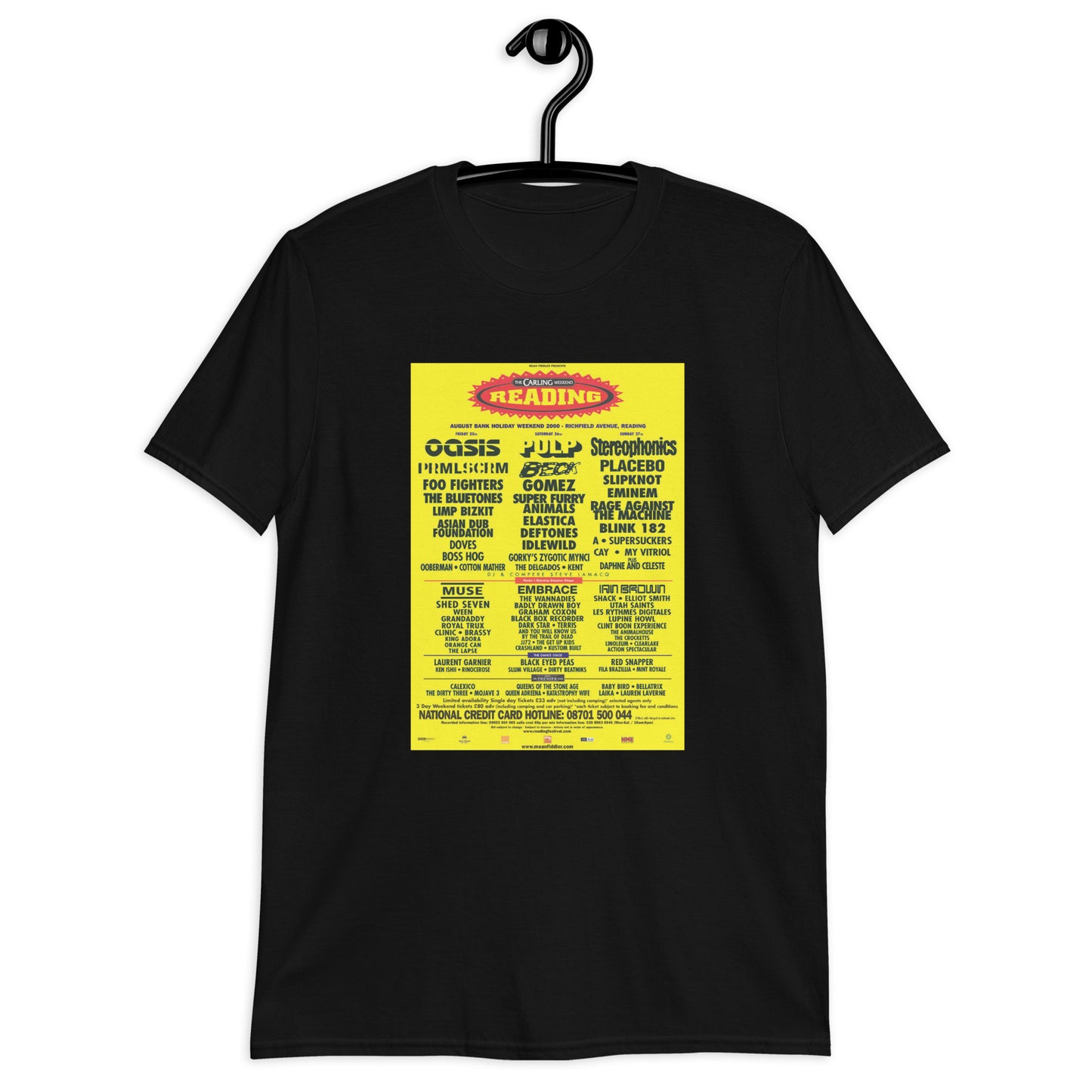 Reading Festival 2000 Short-Sleeve Unisex T-Shirt